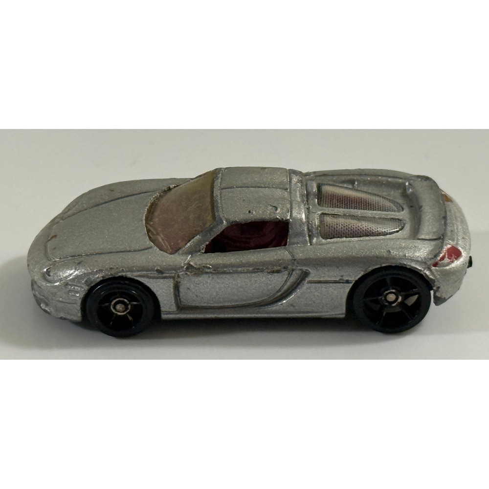 Hot Wheels Porsche Carrera GT Kids 1:64 Silver Diecast Toy Car Sportscar